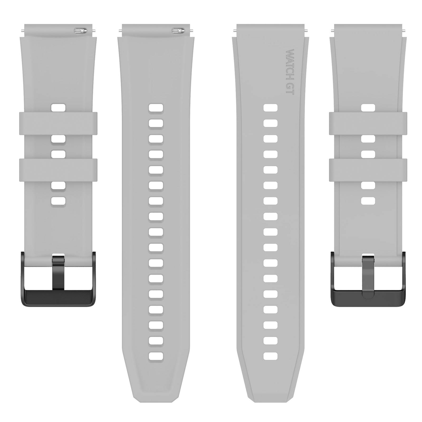 Ersatz Uhrenarmband kompatibel mit Huawei Watch GT2 Pro Armband Silikon Grün LightGrey