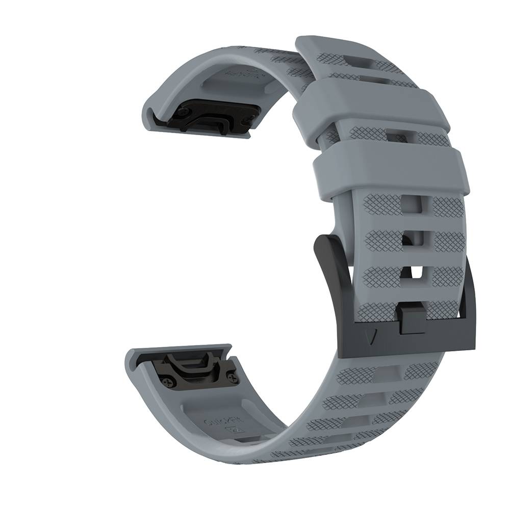 Silikon-Uhrenarmband für Garmin Fenix 7X 26mm Grey