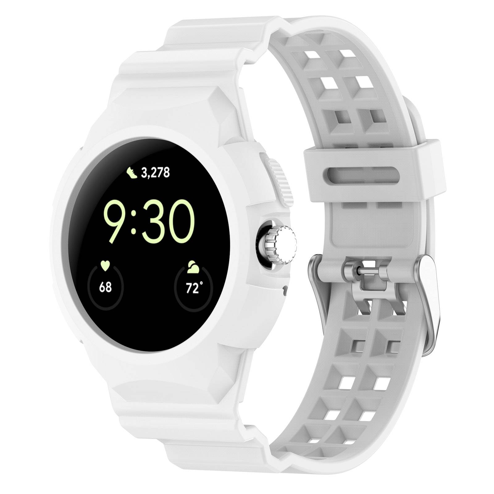 TPU-Uhrenarmband für Google Pixel Watch 1/2 White