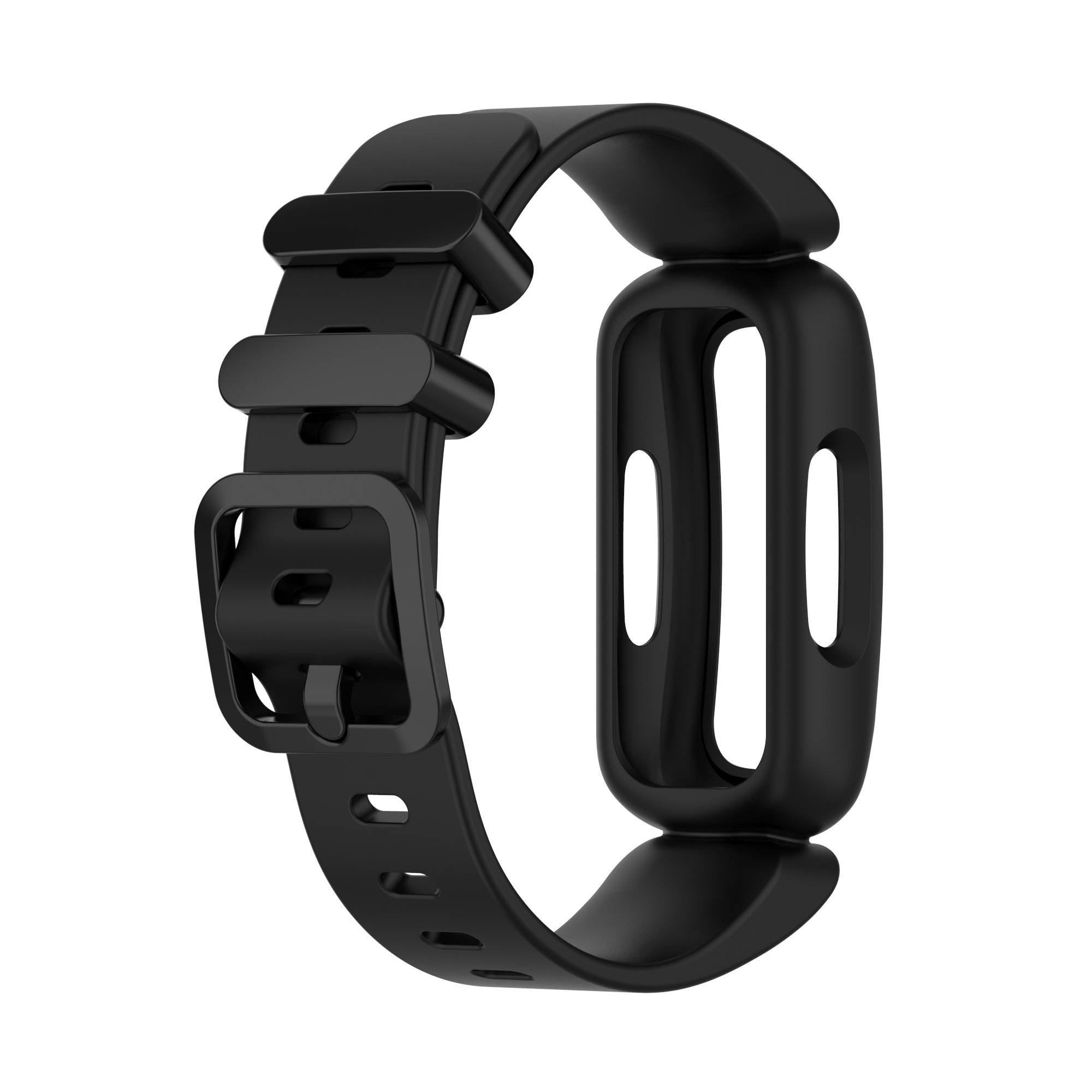 Silikonarmband für Fitbit Inspire 2, Fitbit Ace 3 Black