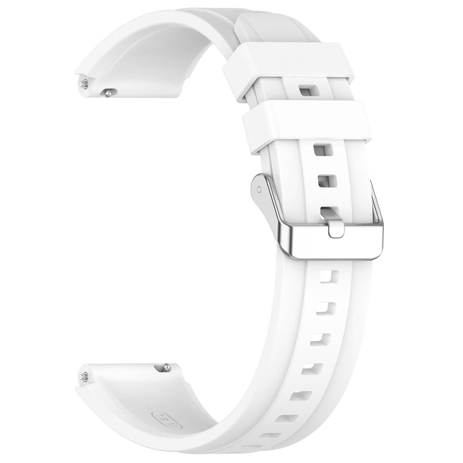 Silikon-Uhrenarmband für 18 mm Huawei GT4 46 mm/GT Runner/GT3 SE White