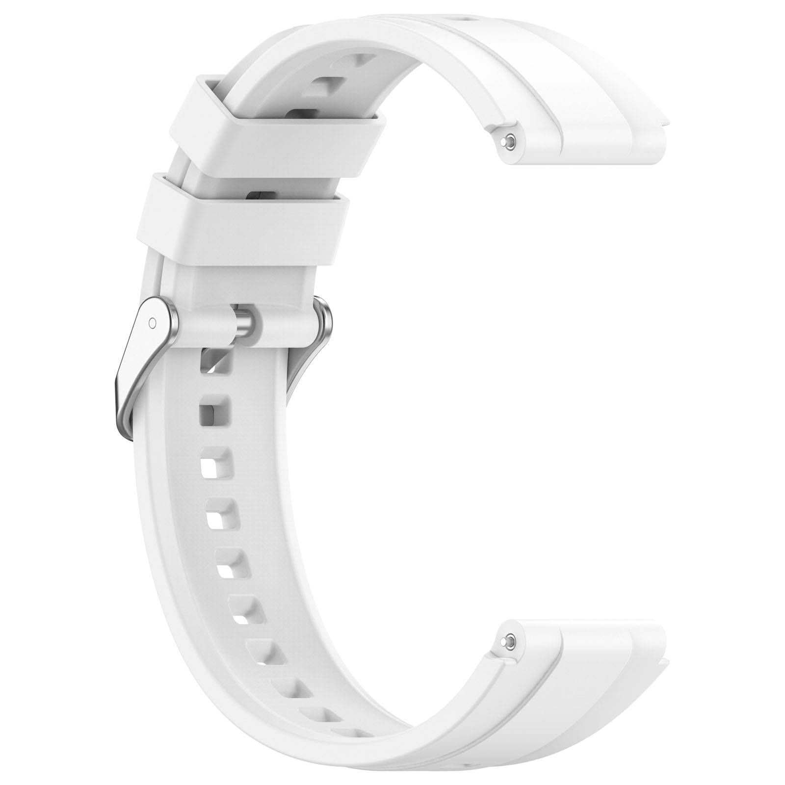 Silikon-Uhrenarmband für 18 mm Huawei GT4 46 mm/GT Runner/GT3 SE White