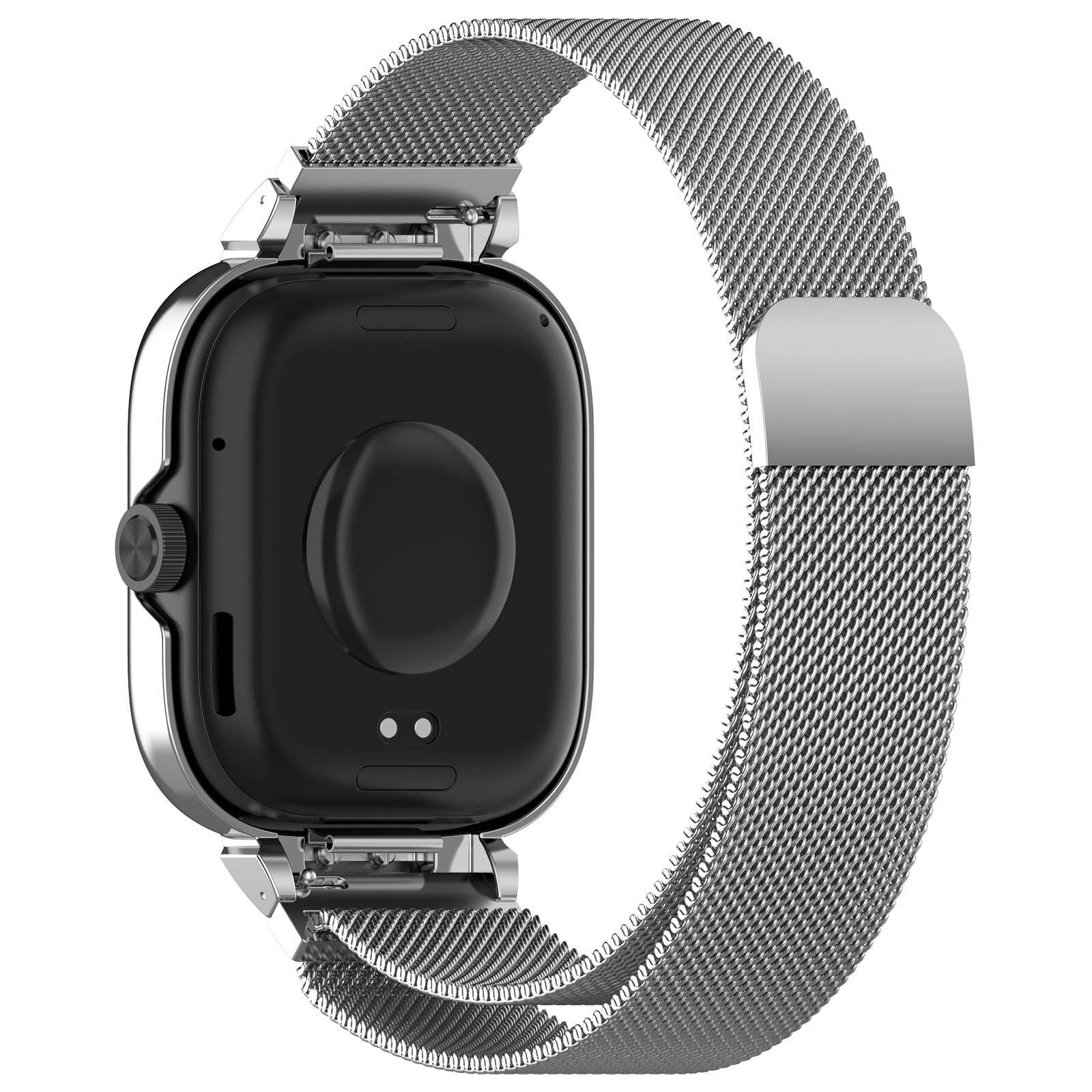Metallrahmengehäuse mit integriertem Armband für Redmi Watch 4 Silver