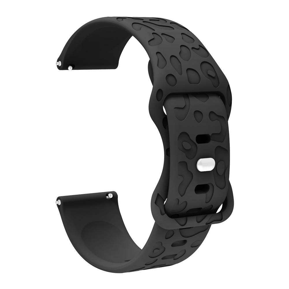 Uhrenarmband für Garmin Forerunner 265S, Fossil GEN6, Huawei Honor – 18 mm Black