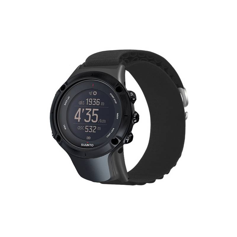 Nylon-Uhrenarmband für Suunto Ambit 3 Black