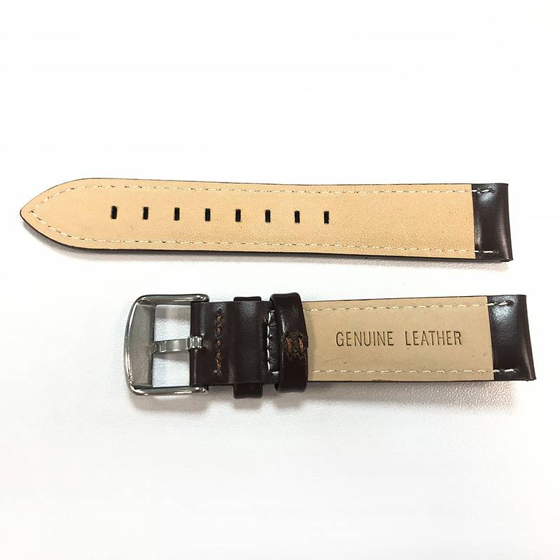 Klassisches Echtleder-Uhrenarmband für DW-Uhren – 19 mm DarkBrown