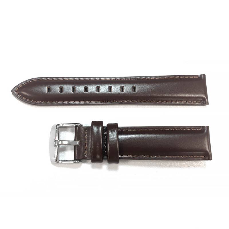 Klassisches Echtleder-Uhrenarmband für DW-Uhren – 19 mm DarkBrown