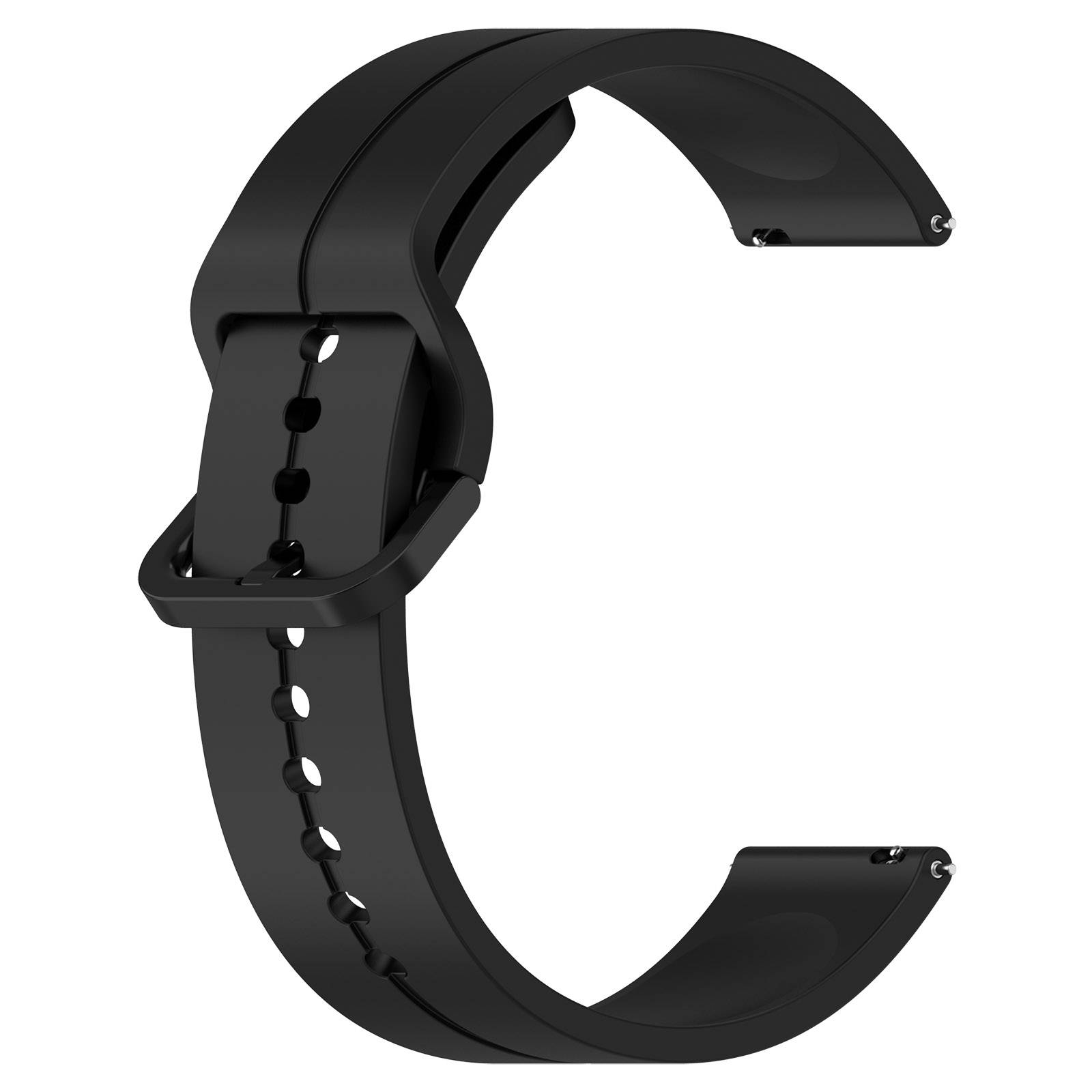 Ersatz-Silikonarmband für Haylou Watch 22 mm Black