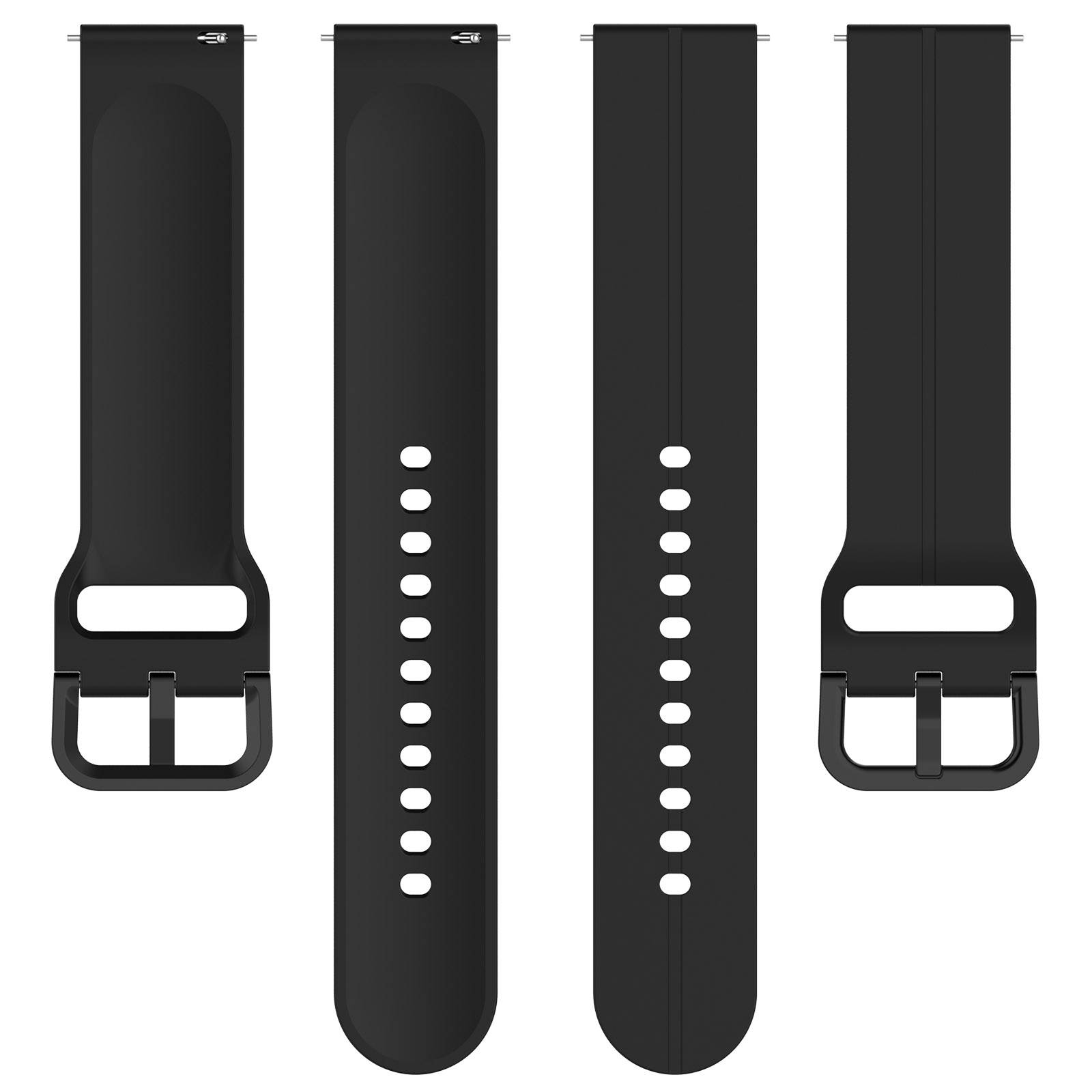 Ersatz-Silikonarmband für Haylou Watch 22 mm Black