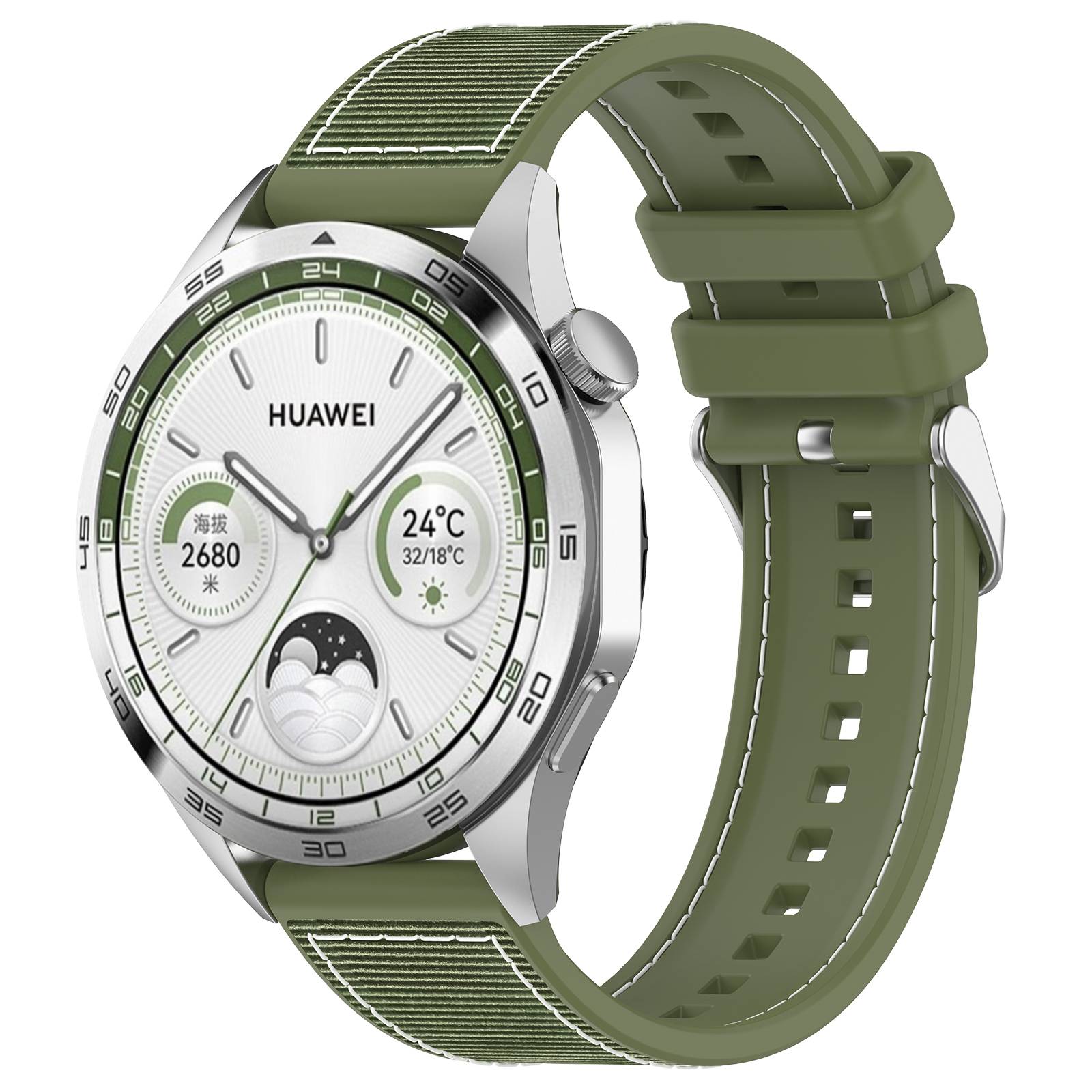 Verbundgeflochtenes Uhrenarmband für Huawei GT4 Watch/Huawei Watch GT3 SE 22 mm Tree