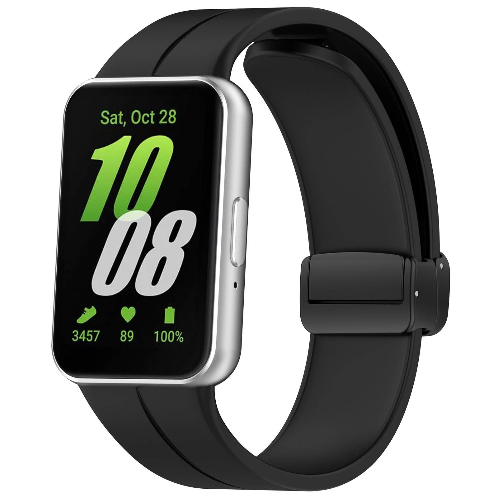 Silikonarmband für Samsung Galaxy Fit 3 SM-R390 Black