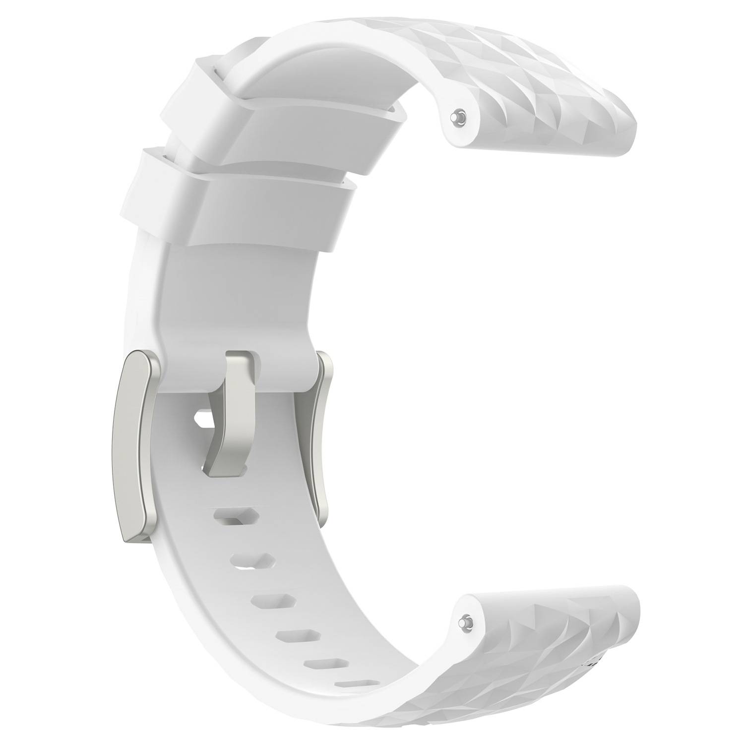 Silikonarmband für Suunto Spartan Sport Wrist HR Baro White
