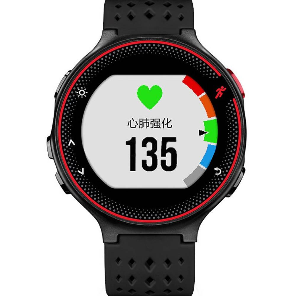 Uhrenarmband für Garmin Forerunner Black+Red