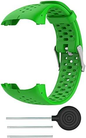 Uhrenarmband für Polar M400 / M430 Silikon grün