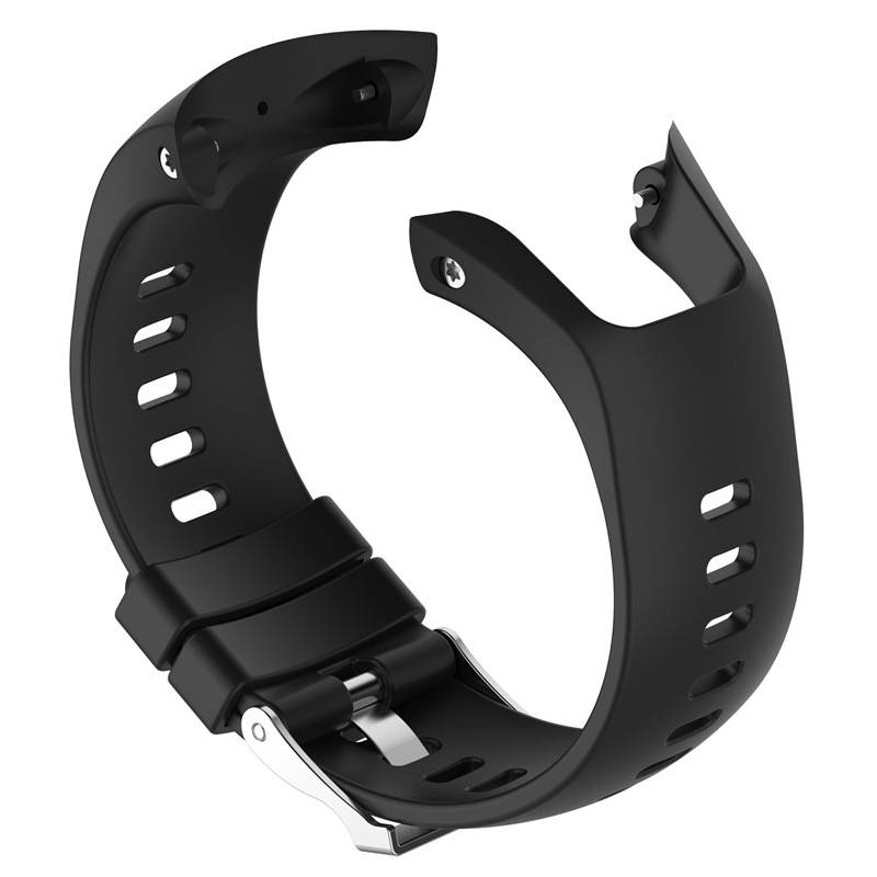 Uhrenarmband für Suunto Spartan Trainer Wrist HR Silikon Black