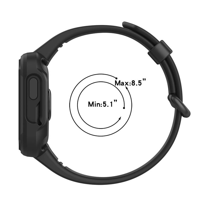 Uhrenarmband für Xiaomi Mi Redmi Watch Lite/ Redmi Horloge 2/Xiaomi Poco Watch Black Xiaomi Mi Watch Lite/Redmi Watch 2/Xiaomi Mi Watch Lite 2/Xiaom