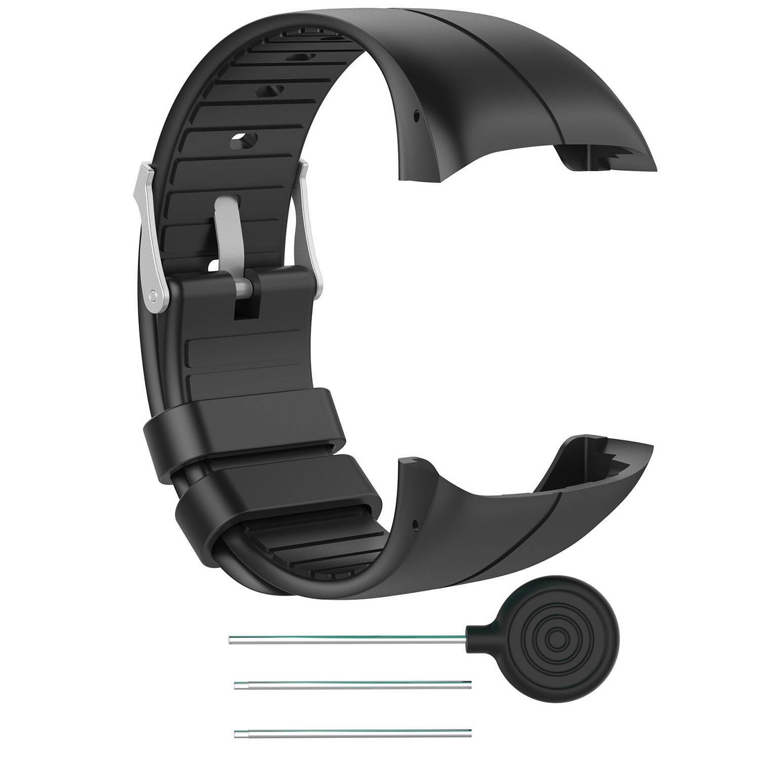 Uhrarmband Black L Polar M400/M430