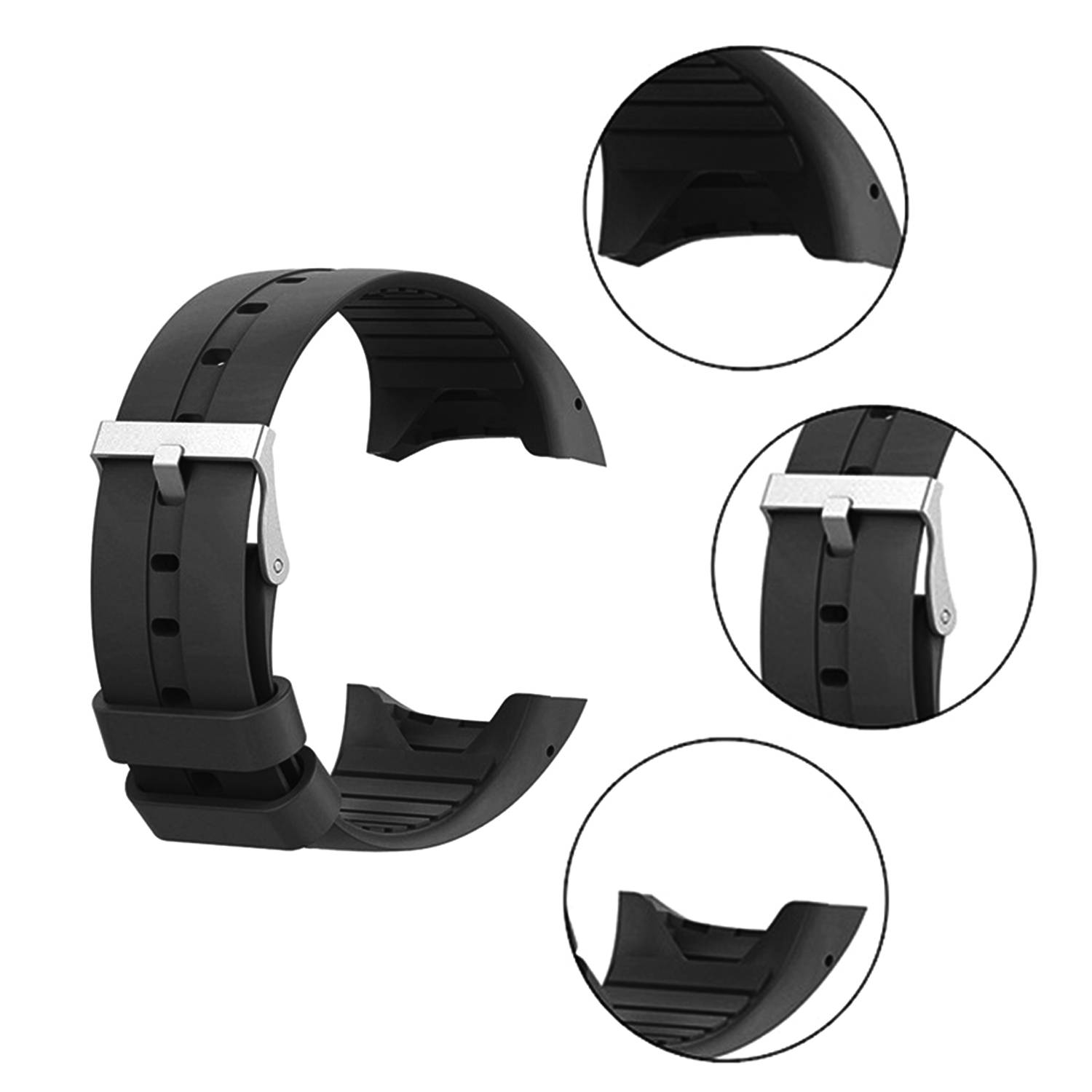 Uhrarmband Black S Polar M400/M430