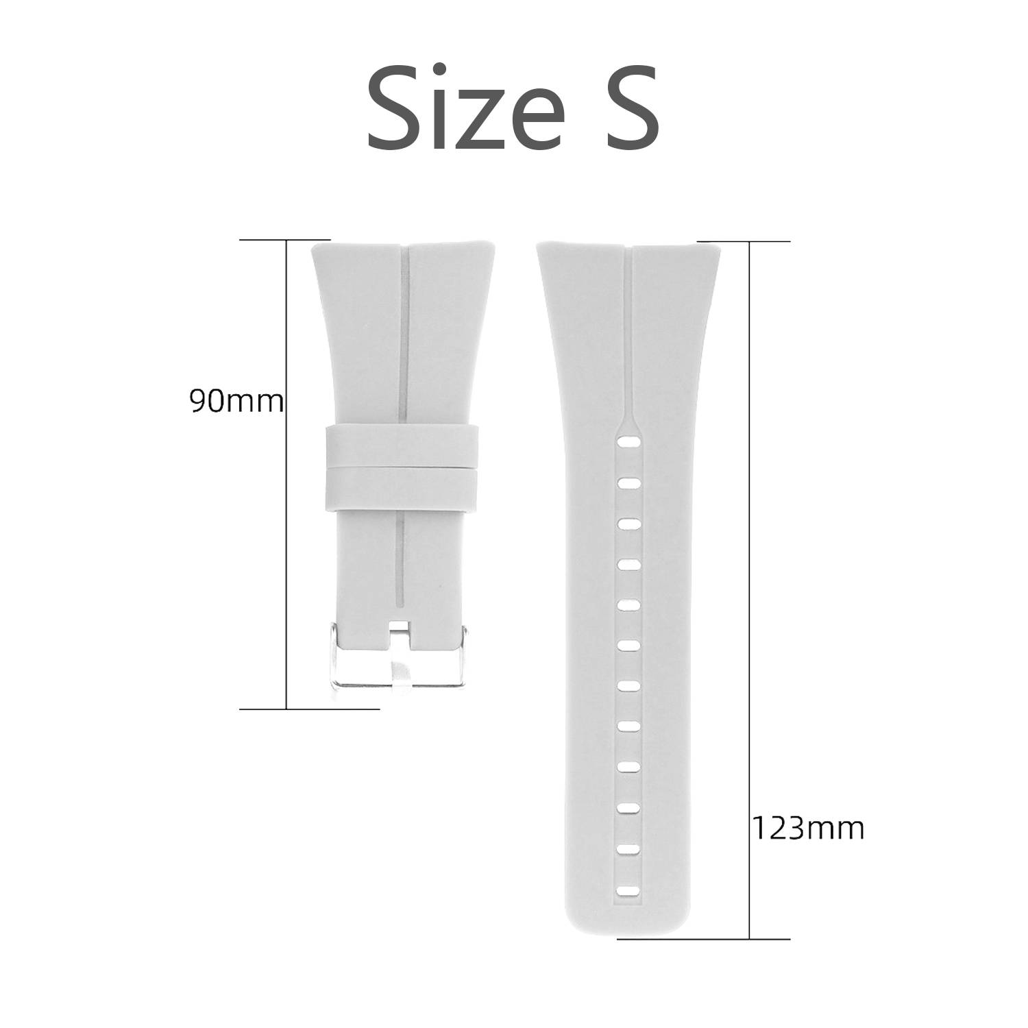 Uhrarmband White S Polar M400/M430