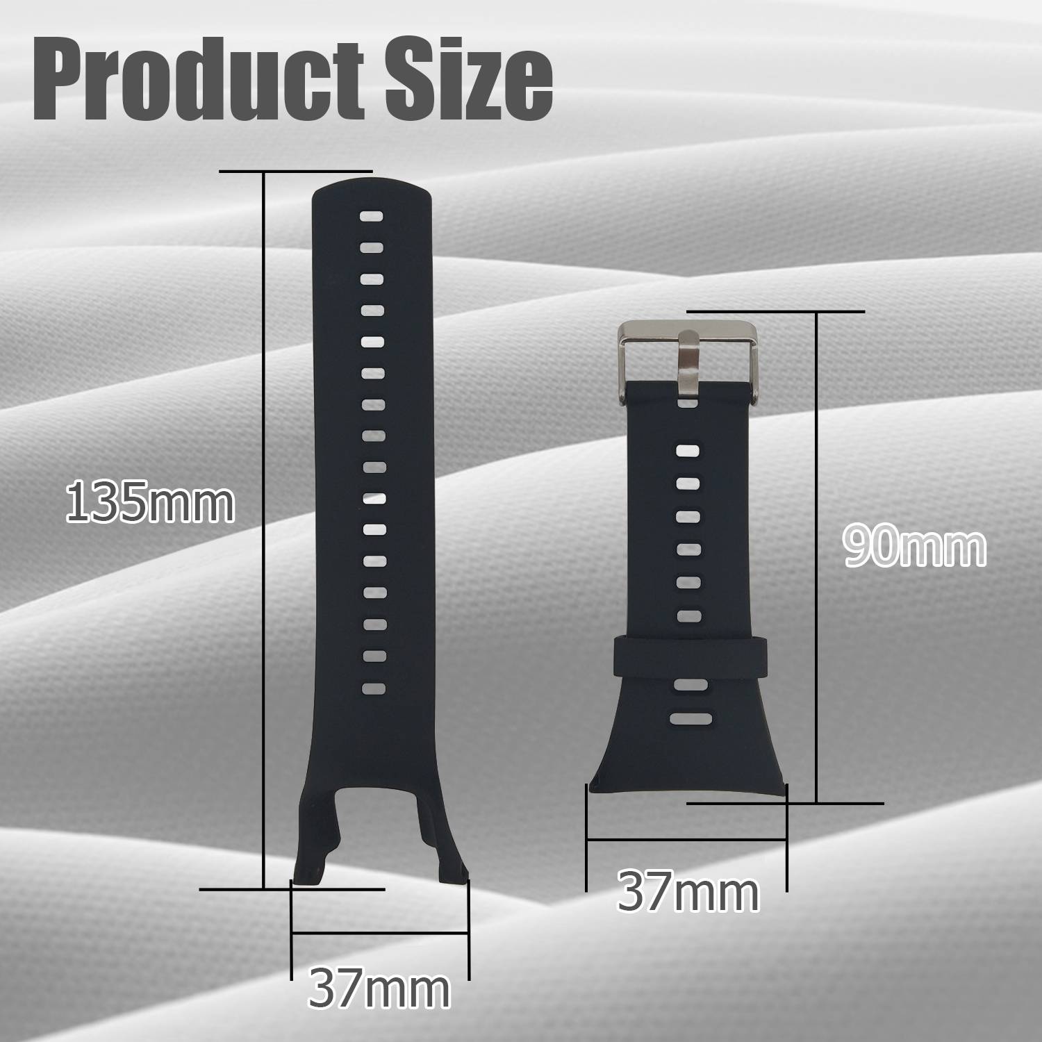 Suunto Ambit 1/2/3 Armband TPU Schwarz