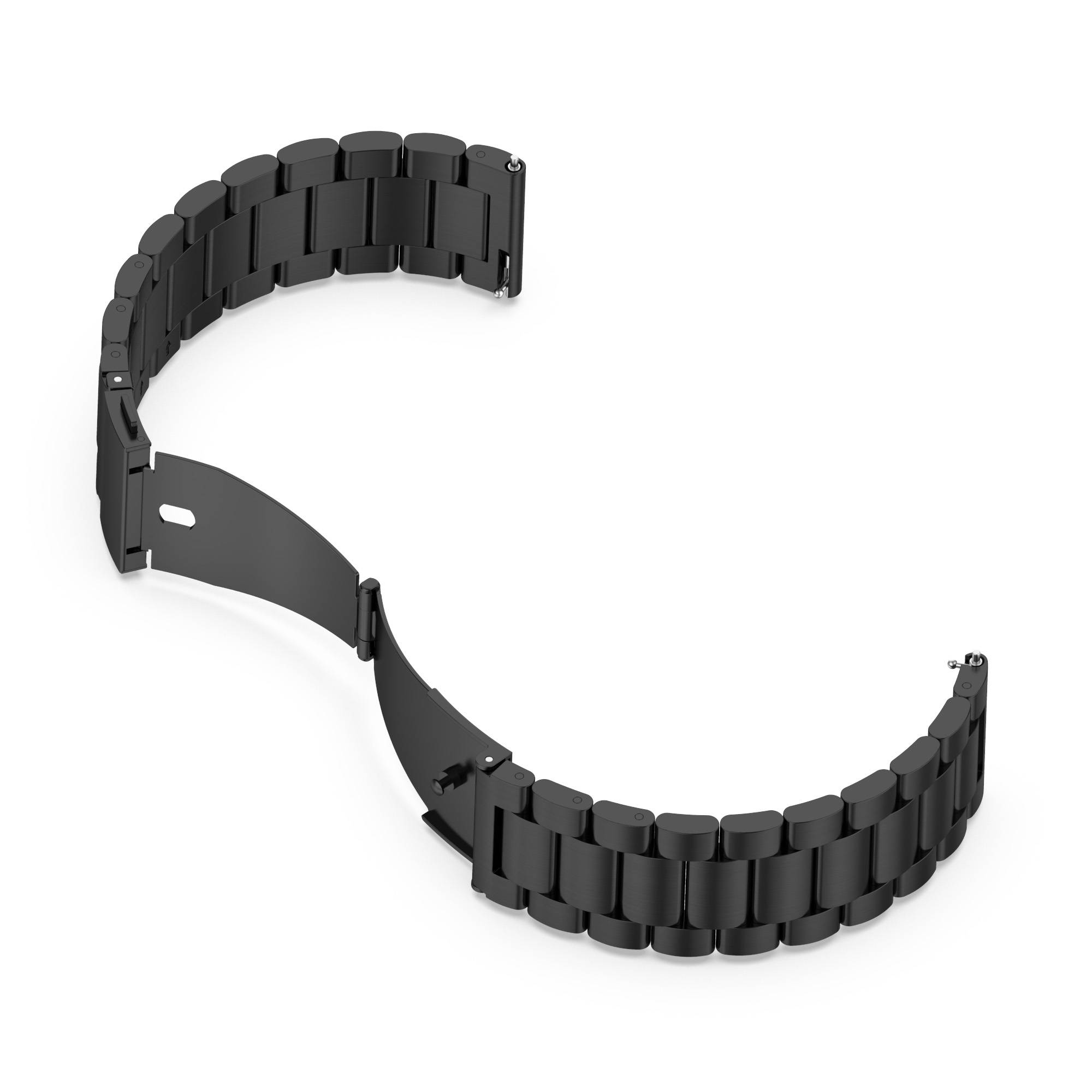 Edelstahl Armband Huawei Watch GT2 Pro, Huawei Watch GT2 46mm/GT3/GT3 Pro 22 mm Black