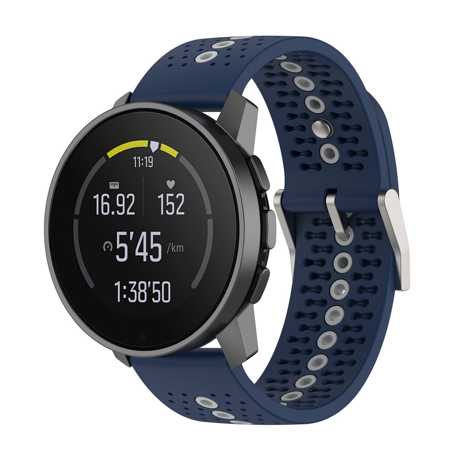 Suunto 9 Peak Armband Silikon Blau/Grau