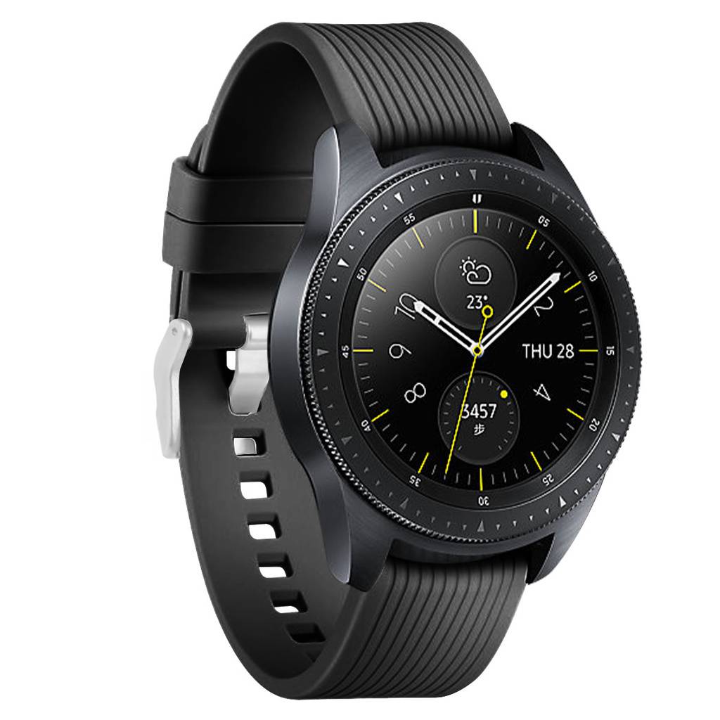 Armband für Samsung Galaxy Watch 3 41mm, Galaxy Watch 4 40mm 44mm/4 Classic 42mm 46mm, Galaxy Watch active/active2 40mm 44mm 20mm, Rosébeige Black