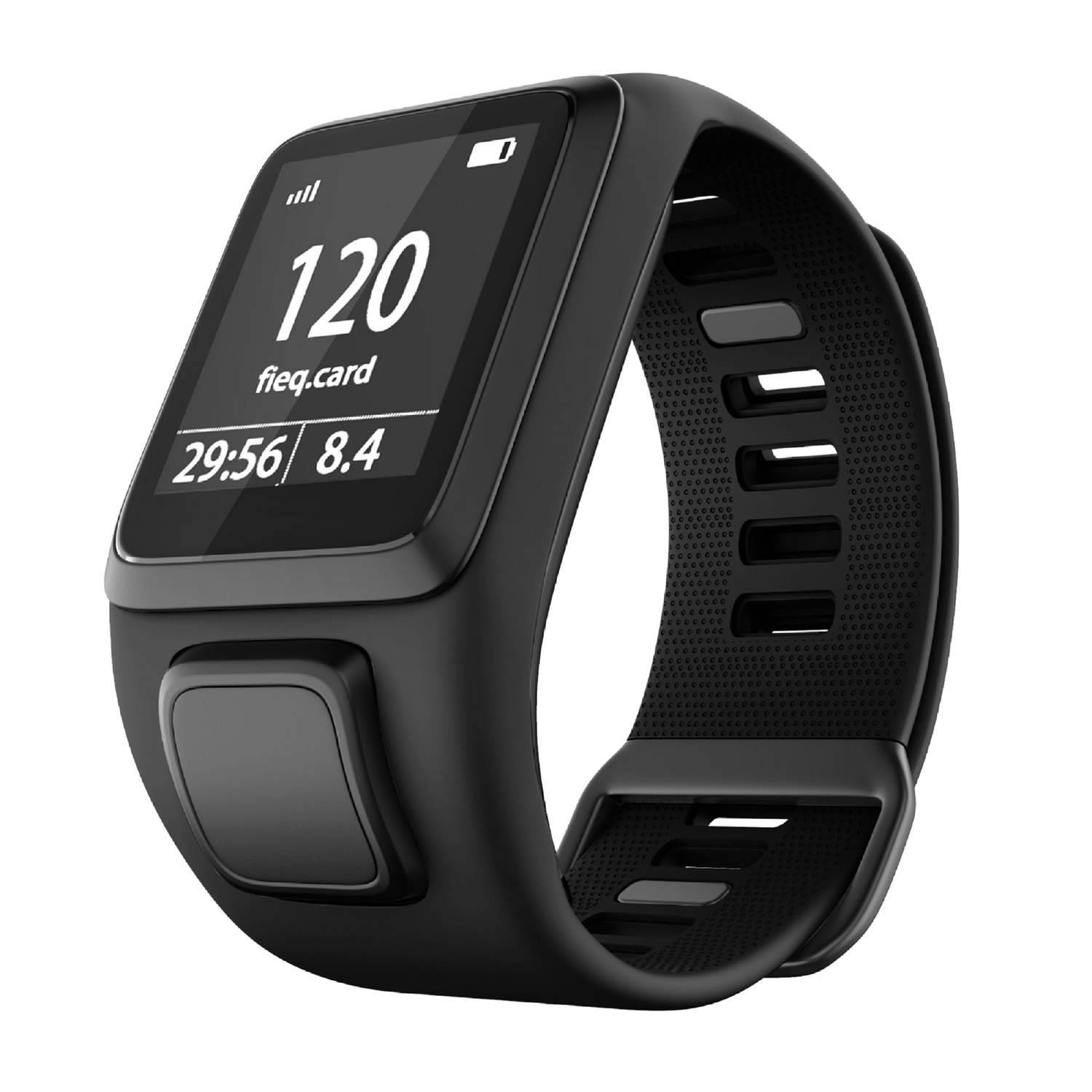 Armband für TomTom Adventurer /Runner /Golfer /Spark /Cardio Musik Ersatzarmband Black