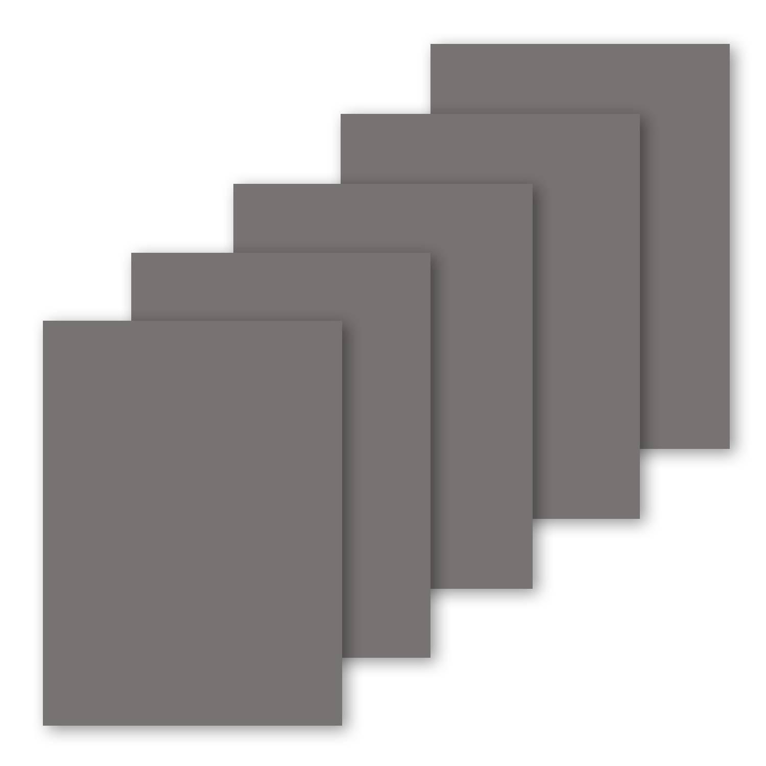 Selbstklebende Reparaturflicken 5 Bögen DarkGrey