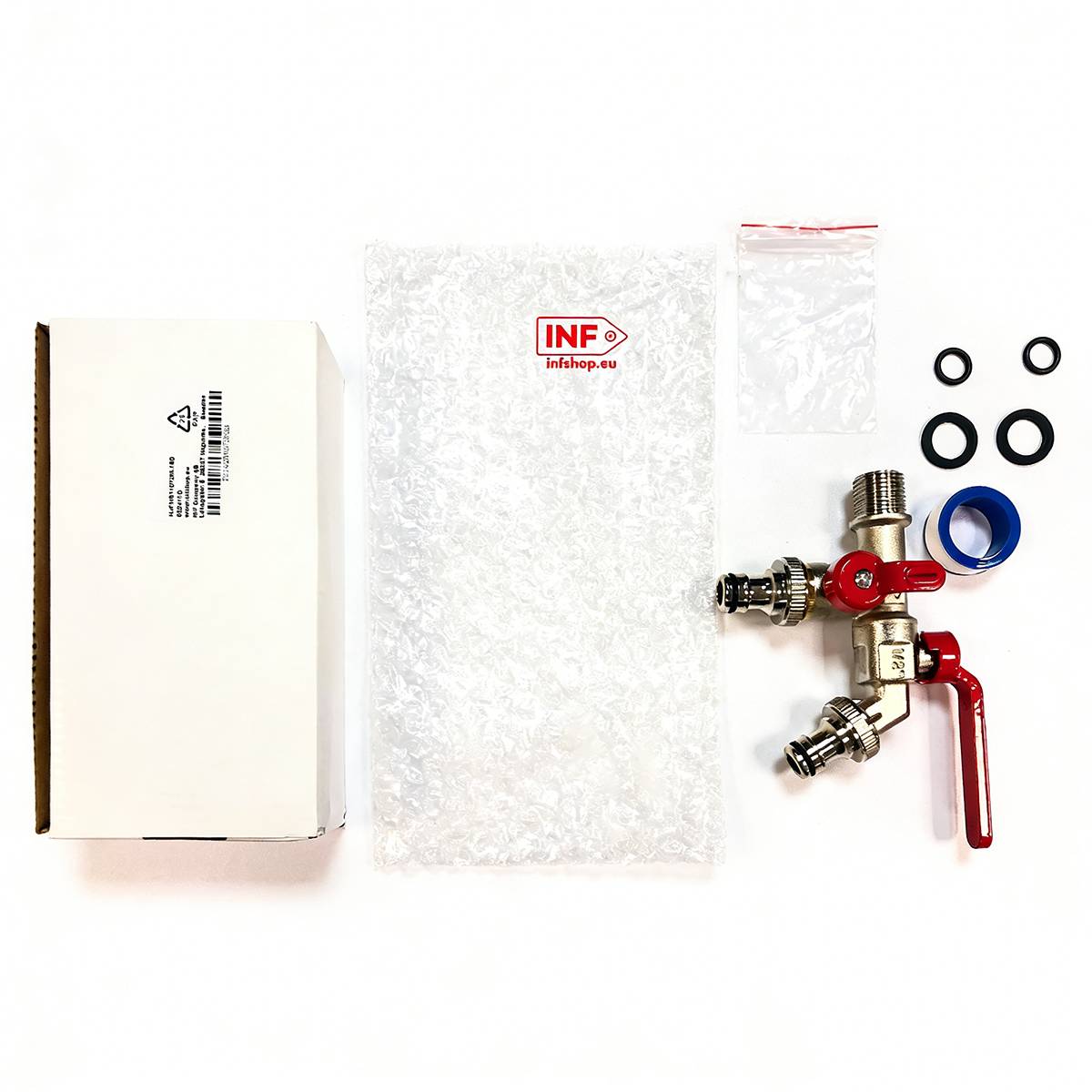 Frostsicherer Wasserhahn - Außenwasserhahn mit Doppelauslauf