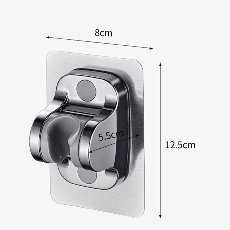 Verstellbarer Wandhalter für Duschgriff / selbstklebender Duschhalter