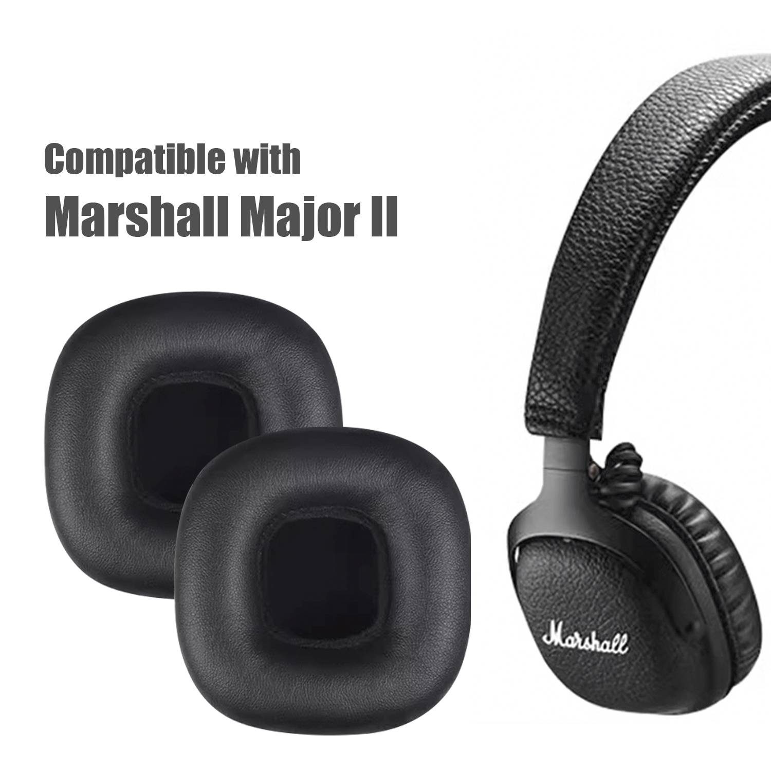 Ohrpolster für Marshall Major II Schwarz 1 Paar