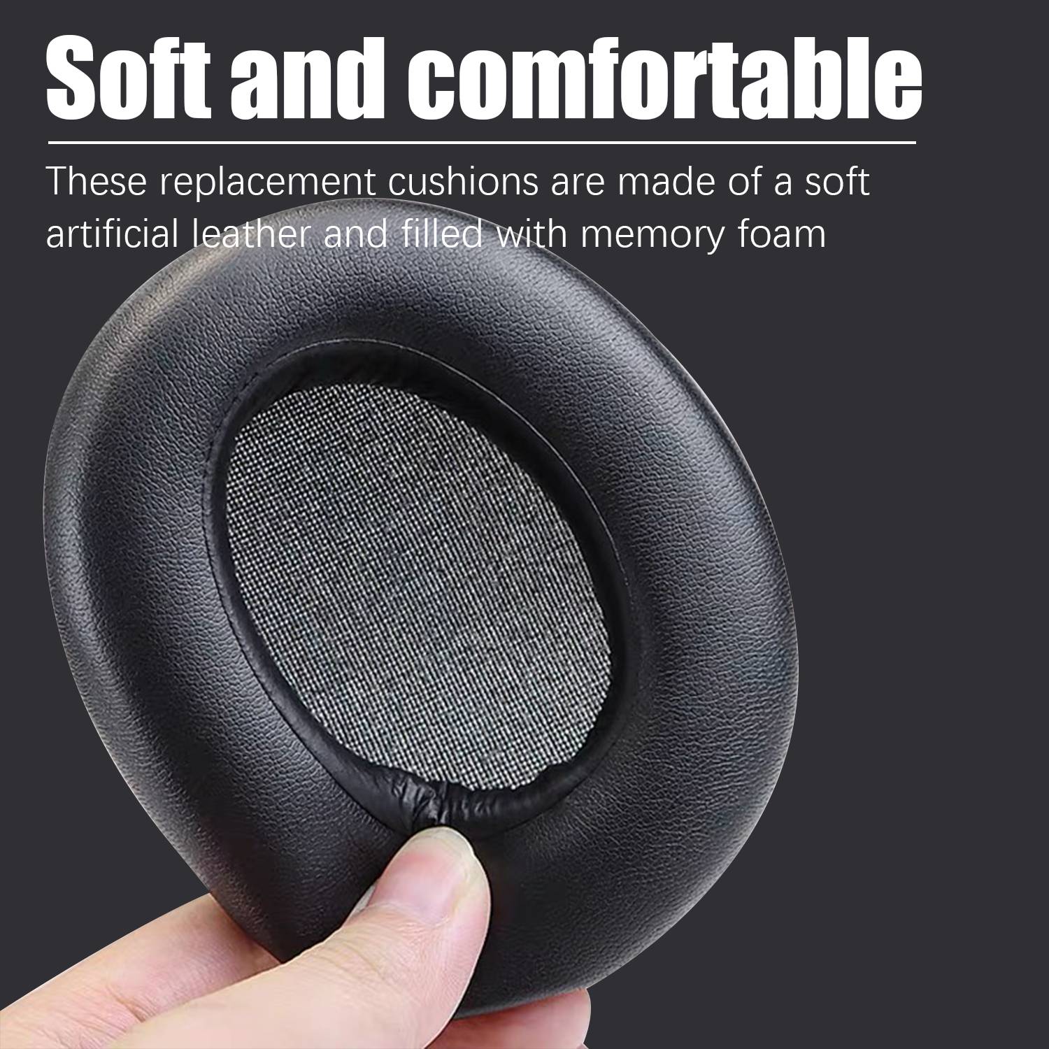 Ohrpolster für Sony WH-XB910N Kopfhörer Ersatzpolster Ear Pads 1 Paar Black