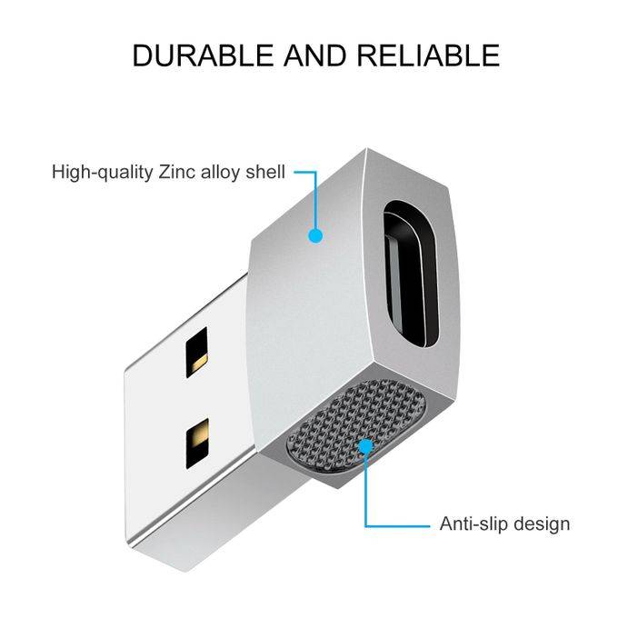 USB-C zu USB-Adapter Silver