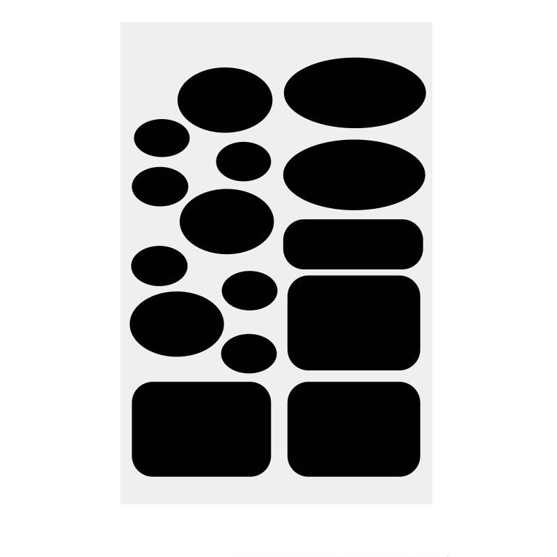 Selbstklebende wasserdichte Flicken für die Reparatur von Kleidung 15-piece