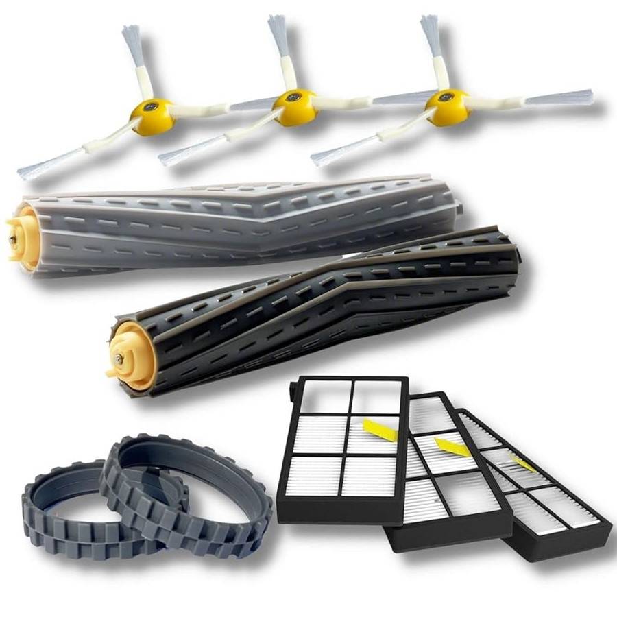 Zubehör Bürsten Filterrad Reifen 10 Teile iRobot Roomba 800/900/805/860/890/870/871/880/960/980/981/985