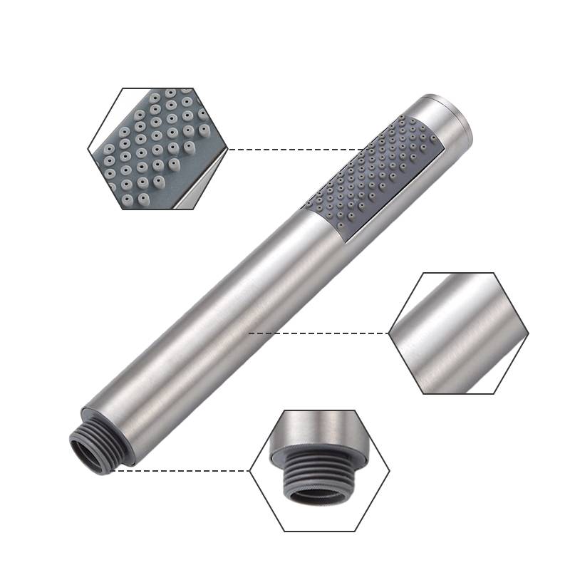 Handbrause aus Edelstahl Silver