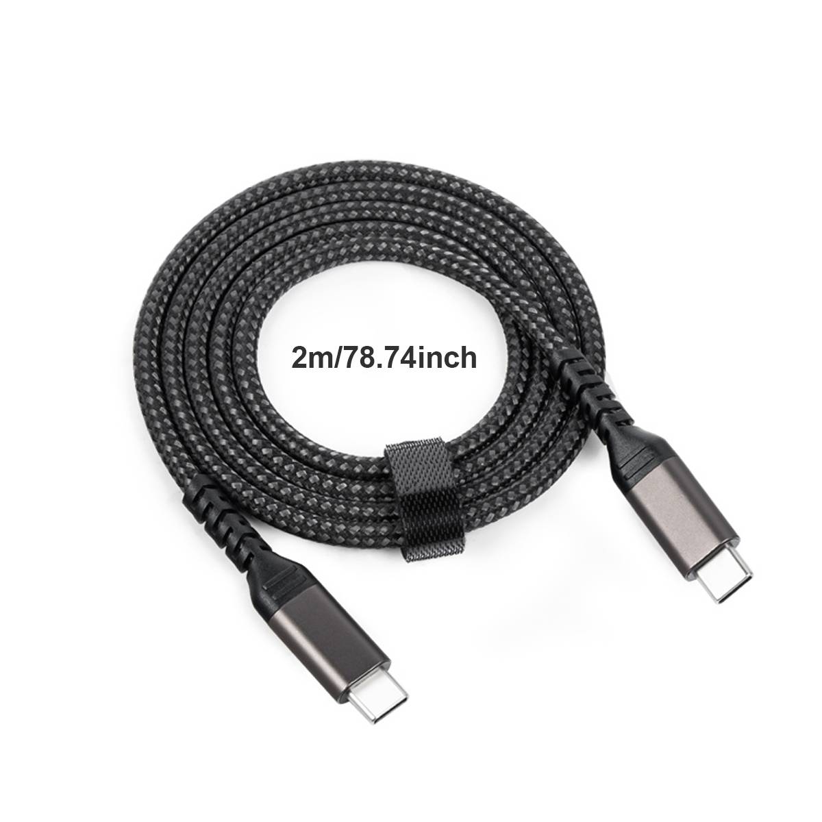 USB-C zu USB-C Kabel 5A/20V PD 100W Ladegerät Black 2 m