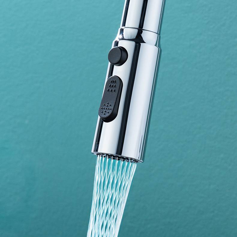 Sprühkopf für Küchenarmatur, 3 Positionen, 720° drehbar, Wasserhahnbrause Silver