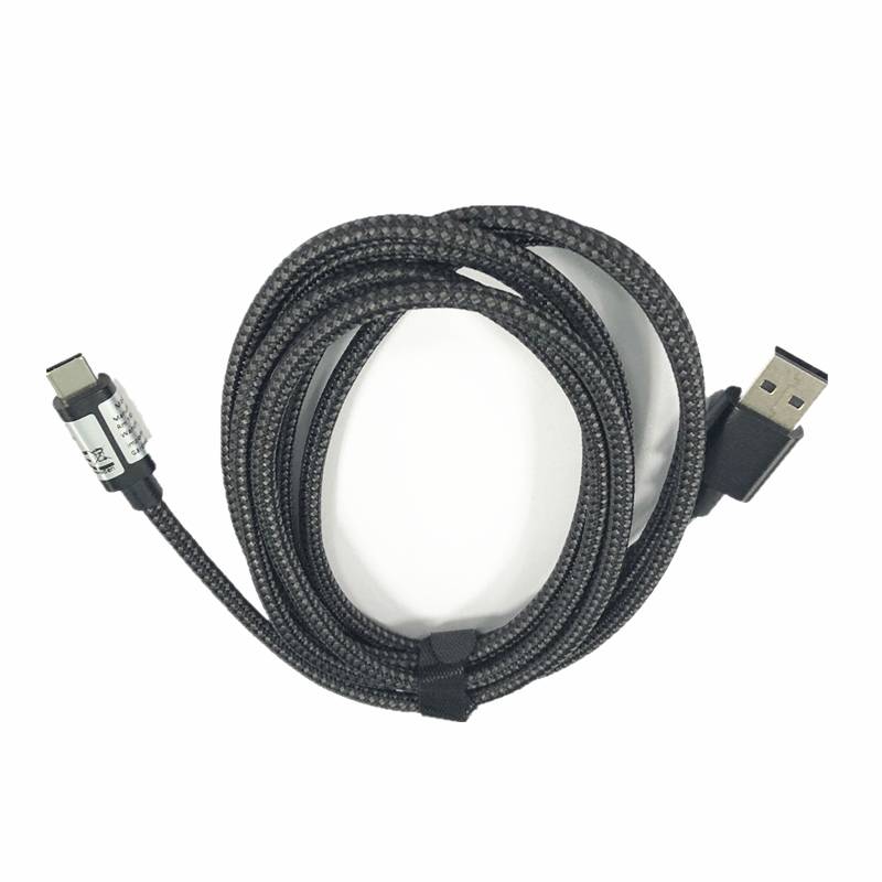 USB 2.0 zu USB-C Kabel 3A Schnellladung Black 2 m