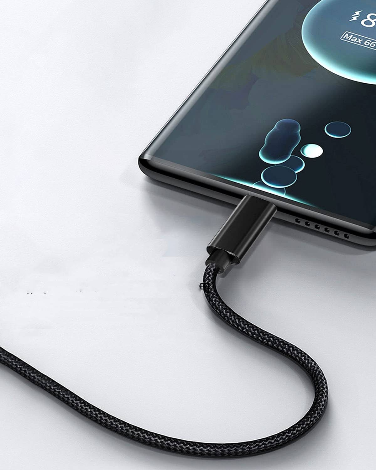 USB 2.0 zu USB-C Kabel 3A Schnellladung Black 2 m