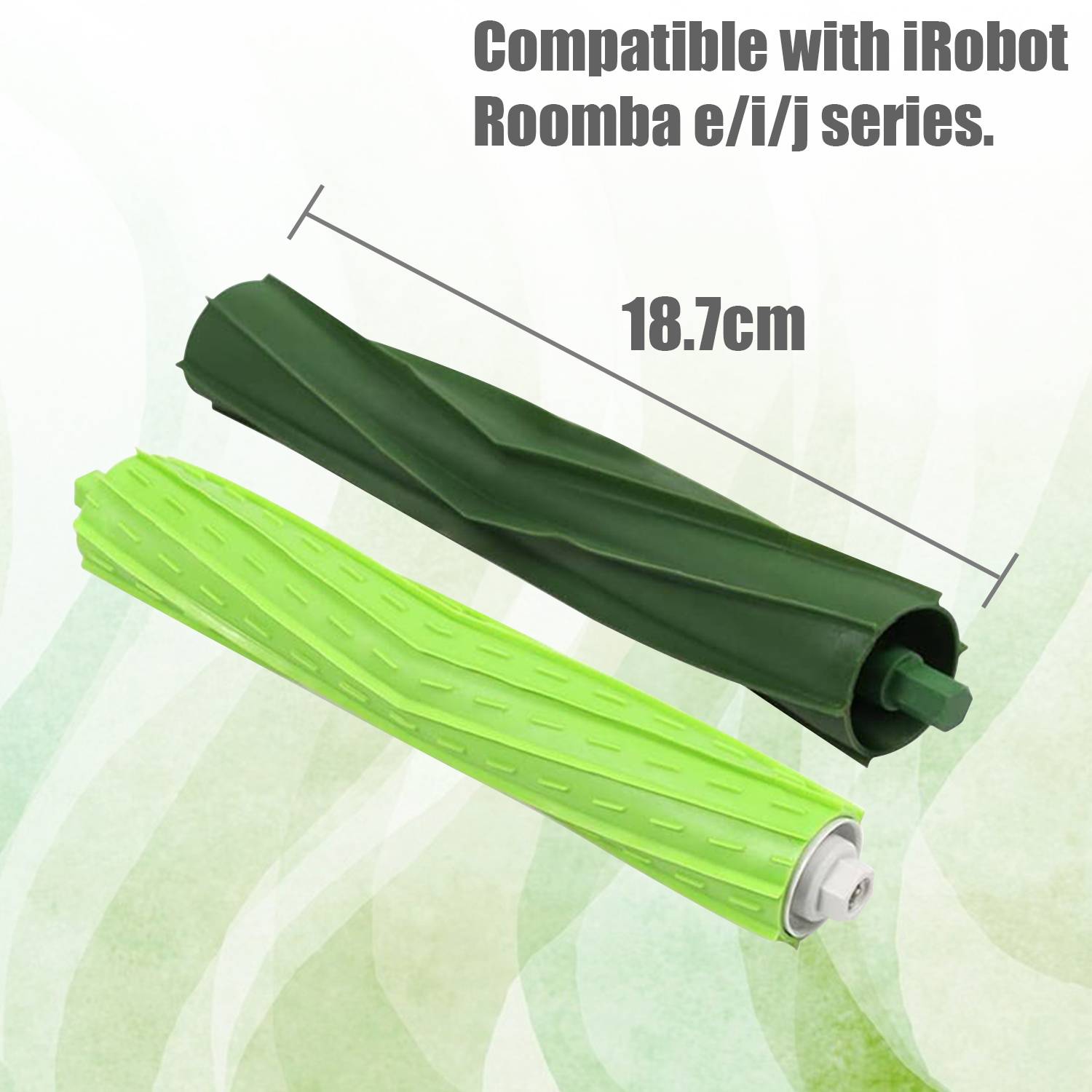 4er-Pack Gummibürste / Walzenbürste Green iRobot Roomba e/i/j series