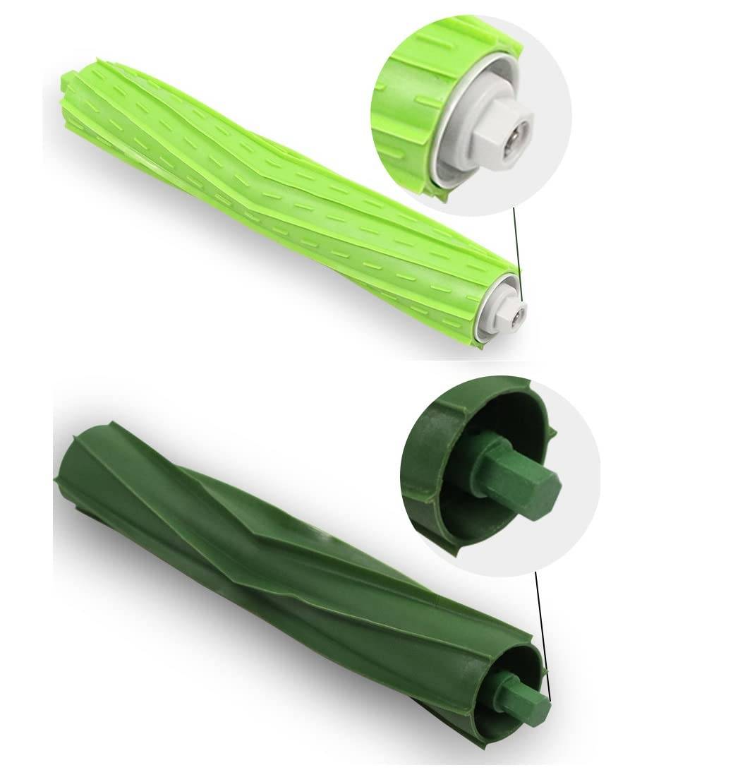 4er-Pack Gummibürste / Walzenbürste Green iRobot Roomba e/i/j series