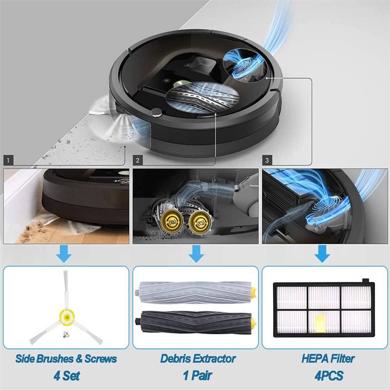 Zubehör für iRobot Roomba 800 900 Serien 14 Teile