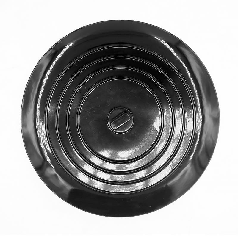 Geschirrstopfen aus Silikon Black 15 cm