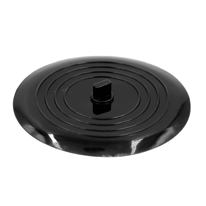 Geschirrstopfen aus Silikon Black 15 cm