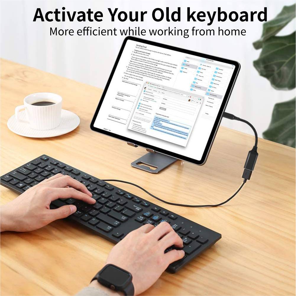 USB-C-auf-USB-3.0-Adapterkabel 5 Gbit/s Black