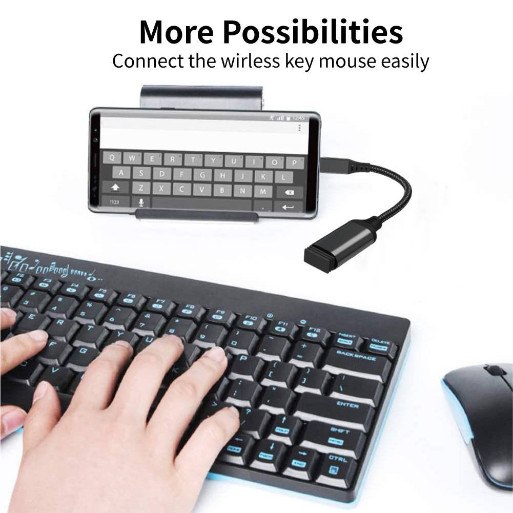 USB-C-auf-USB-3.0-Adapterkabel 5 Gbit/s Black