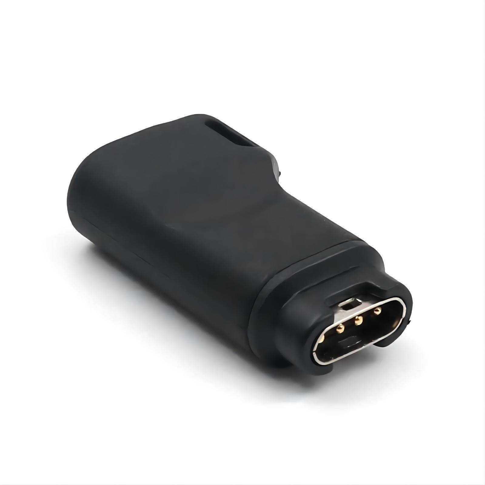 USB-C-Adapter zum Laden von Garmin-Uhren Black