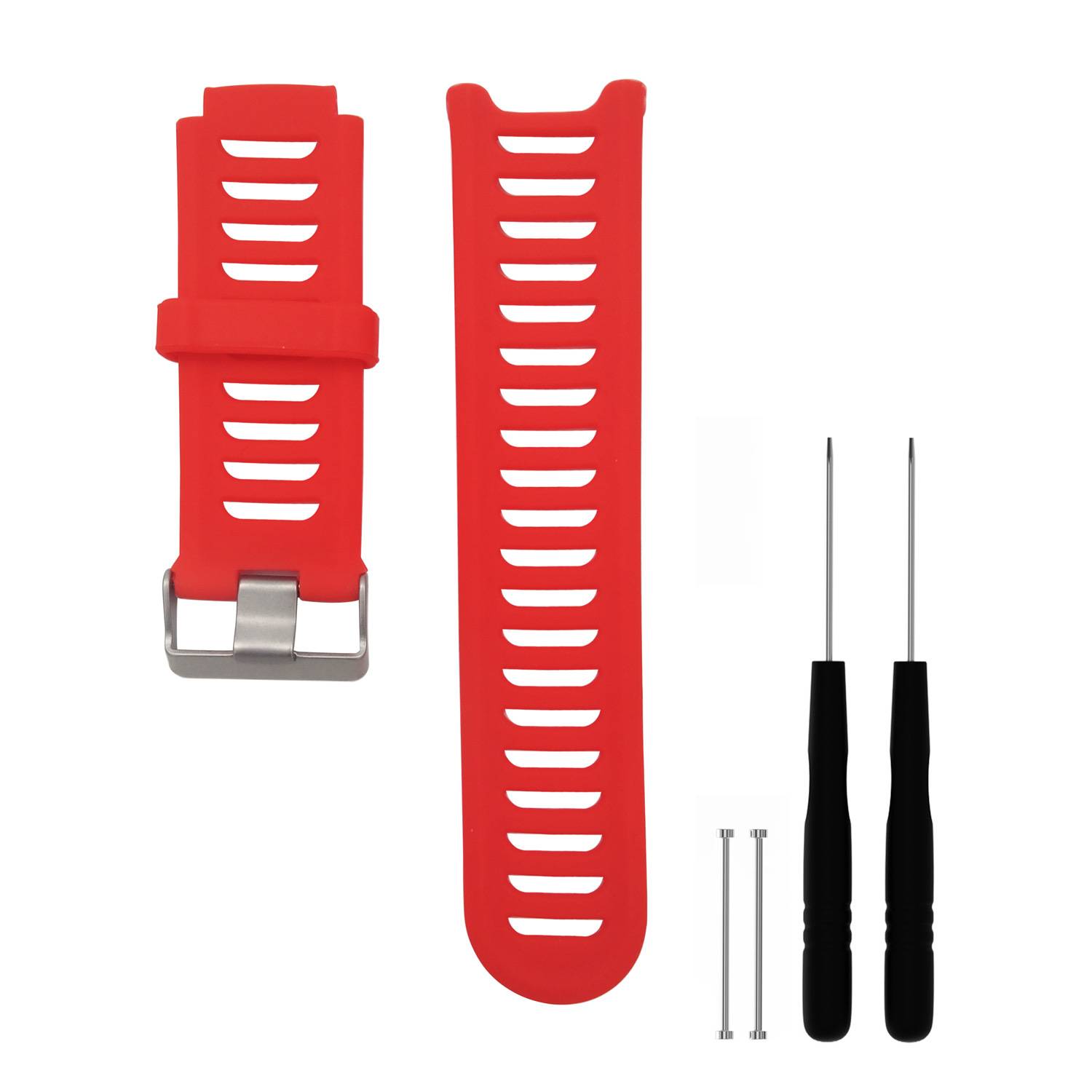 Uhrenarmband aus Silikon Red